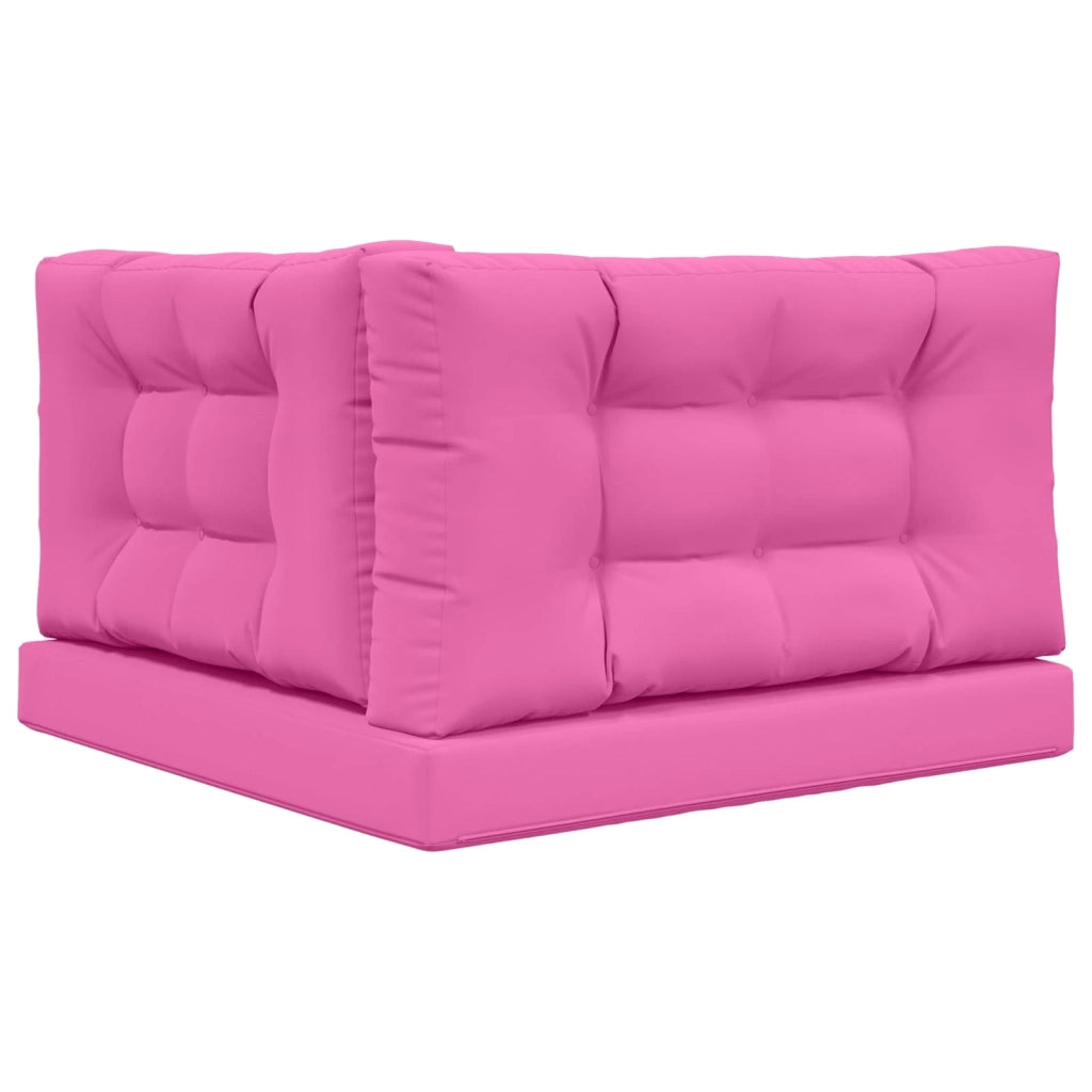 Cuscino per divano da esterno 3 pz | Cuscini per sedie Rosa Poliestere