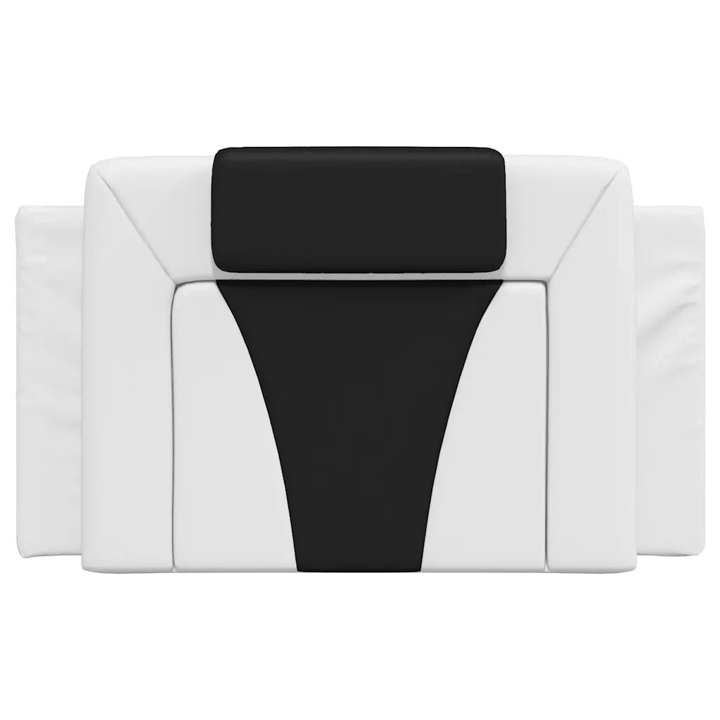 Cuscino Testiera Viana Nero e Bianco 90 cm in Similpelle CFW4084671