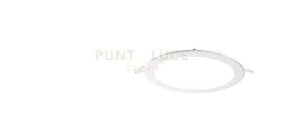 WOMB CIRCLE FARETTO LED BIANCO DA INCASSO 18W 3000K 1470LM  IP20 D.22,5CM