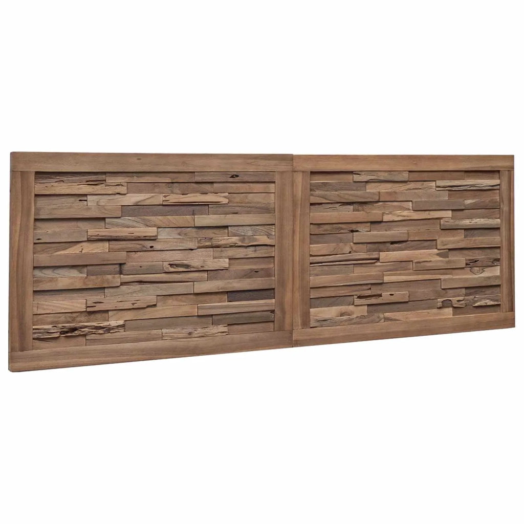 Testiera Naturale 140 cm Legno di teak solido 42024549