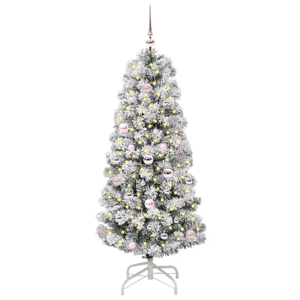 Albero di Natale | Decorazioni natalizie Artificiale con Rami Pieghevoli 150 cm