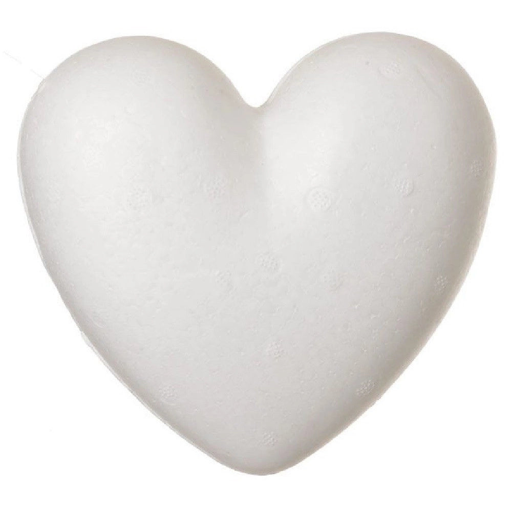 Trade Shop - Set 2pz Cuori Polistirolo 10 Cm Apribile Decoupage Decorare San Valentino 198924 -