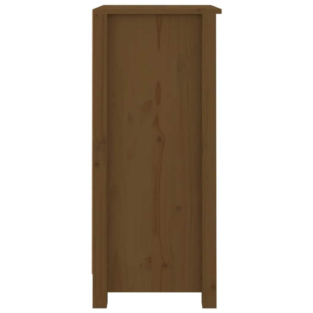 Credenza Miele 40x35x80 cm in Legno Massello di Pino