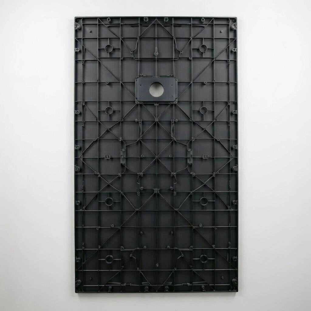 Piatto doccia in resina 90x160 cm effetto pietra colore nero CUBA