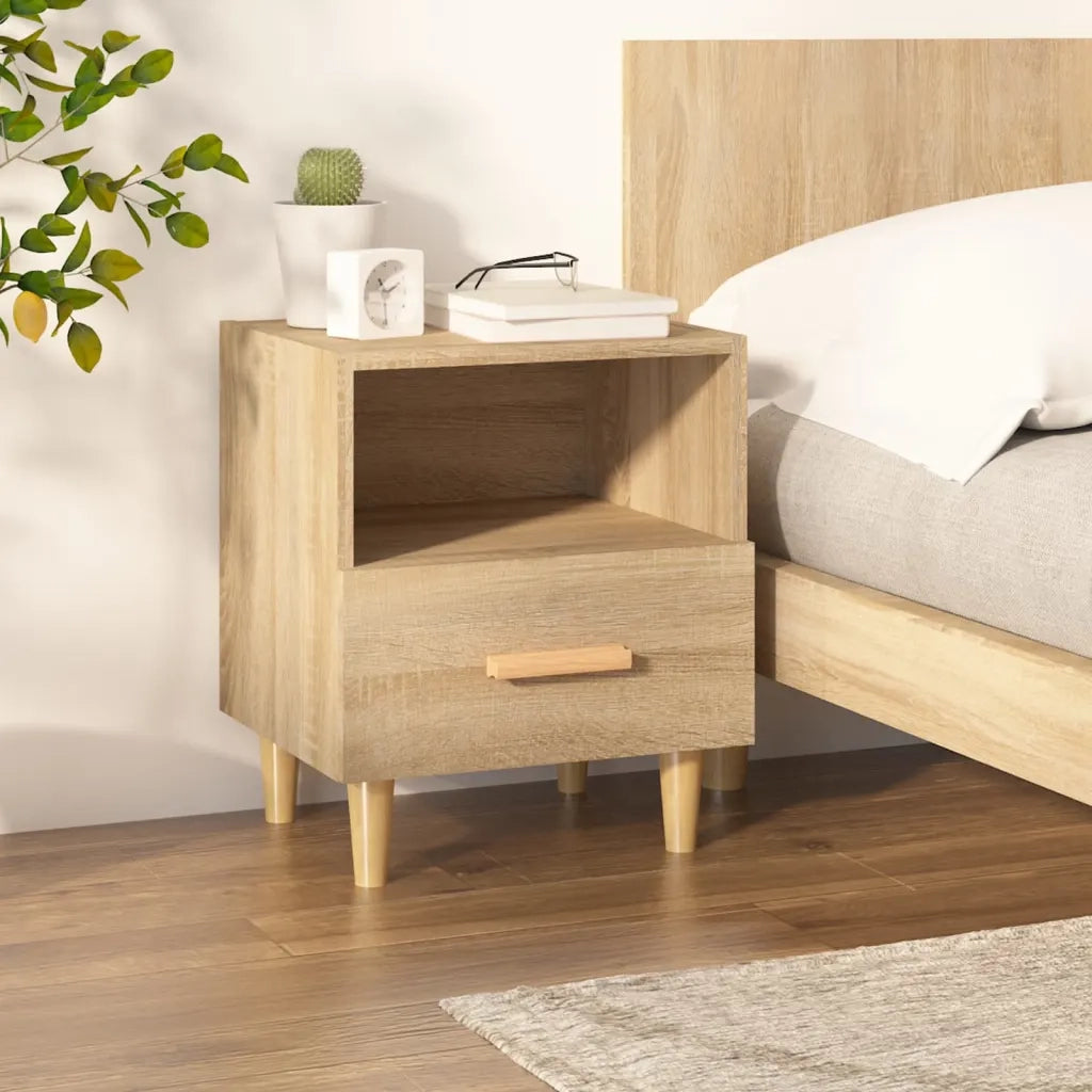 Comodino Rovere Sonoma 40x35x47 cm cod mxl 30372
