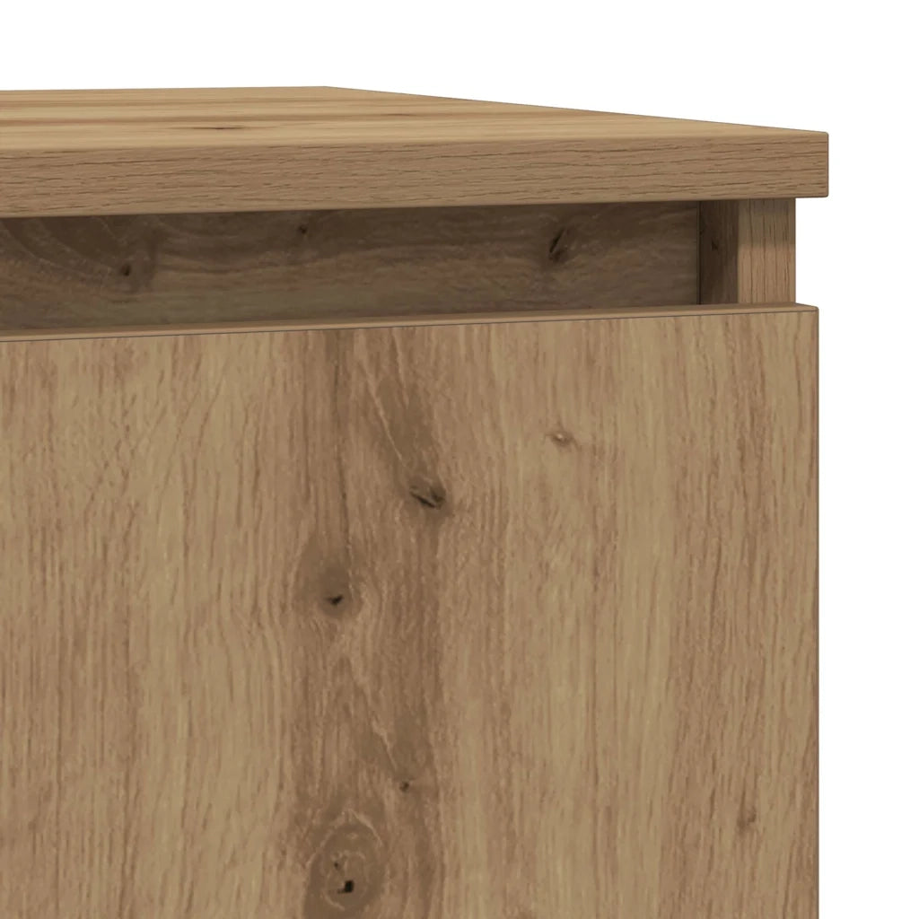 Credenza con Cassetto Rovere Artigianale 71x35x65 cm Truciolato 861606