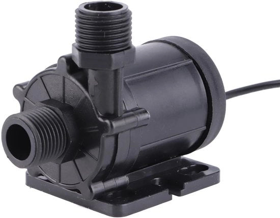 Pompa per acqua 30W - 12V - 700L/H Pompa di circolazione - Facile da installare - Protezione contro il vuoto idraulico - Leggera e compatta