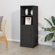 Credenza-Buffet-Armadio da cucina Nera 36x35,5x103,5 cm in Legno Multistrato 521778