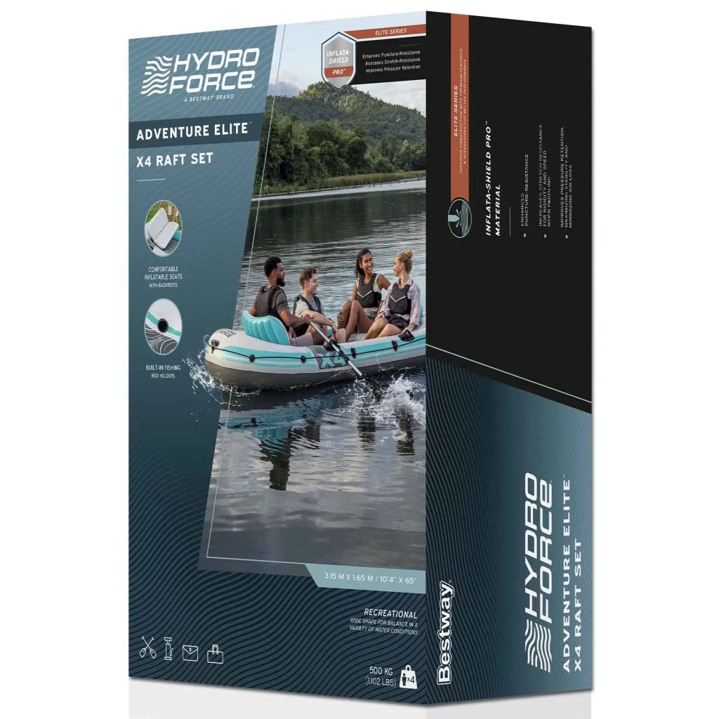 Bestway Gommone gonfiabile Grigio e Bianco 3,15 x 1,65 m PVC 42035745