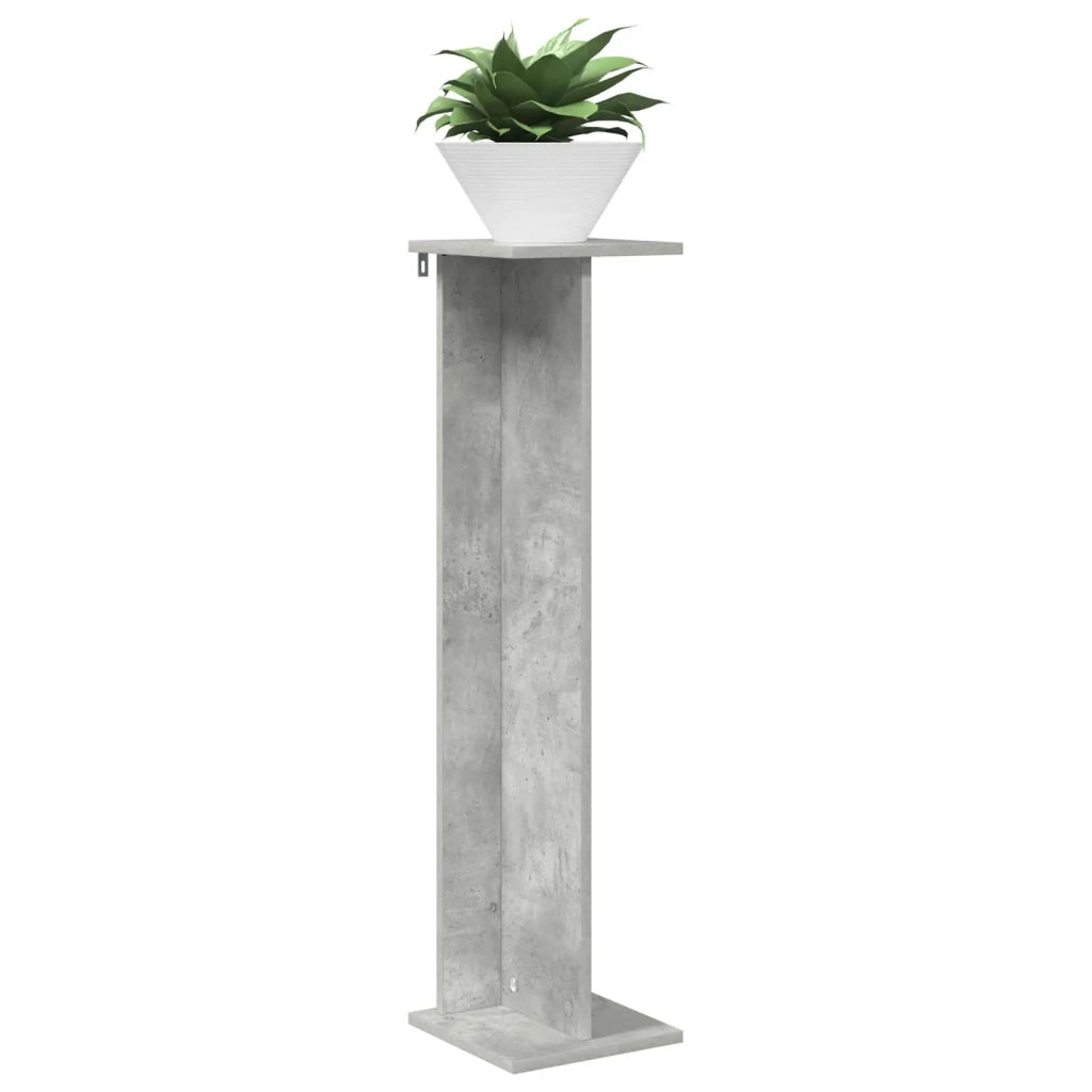 Supporto per piante 2 pcs Grigio Cemento 25 x 25,5 x 100,5 cm