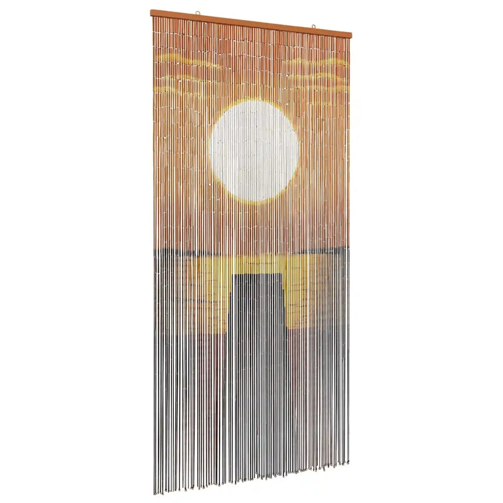 Tenda per Porta Antinsetti multicolore 200 x 100 cm Bambù