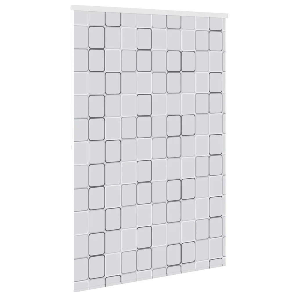 Tenda a Rullo per Doccia 160x240 cm con Motivo a Quadrati  cod mxl 25077