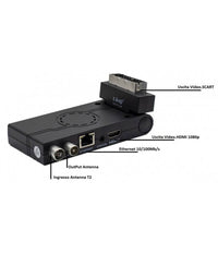 Decoder Digitale Terrestre Dvb-t2 Scart Con Hdmi Full Hd Con Codec H.265 T2755         