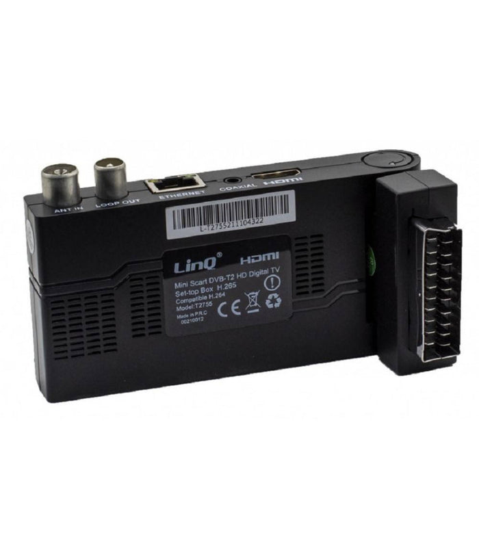 Decoder Digitale Terrestre Dvb-t2 Scart Con Hdmi Full Hd Con Codec H.265 T2755         