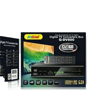 Decoder Digitale Terrestre Dvb T3 Hd 4k Dolby H.265 Usb Scart Lan Q-dv800         