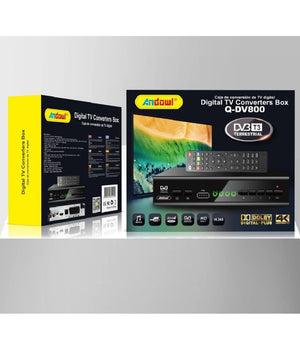 Decoder Digitale Terrestre Dvb T3 Hd 4k Dolby H.265 Usb Scart Lan Q-dv800         