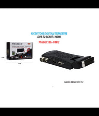 Decoder Digitale Terrestre Hd Ricevitore Tv Usb Dvb T2 Presa Scart Maxtech Dg-t002         