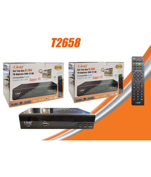 Decoder Digitale Terrestre T2 Set Top Box Dvb-t2 Hd H.265 Usb Scart Hdmi 4k T2658         