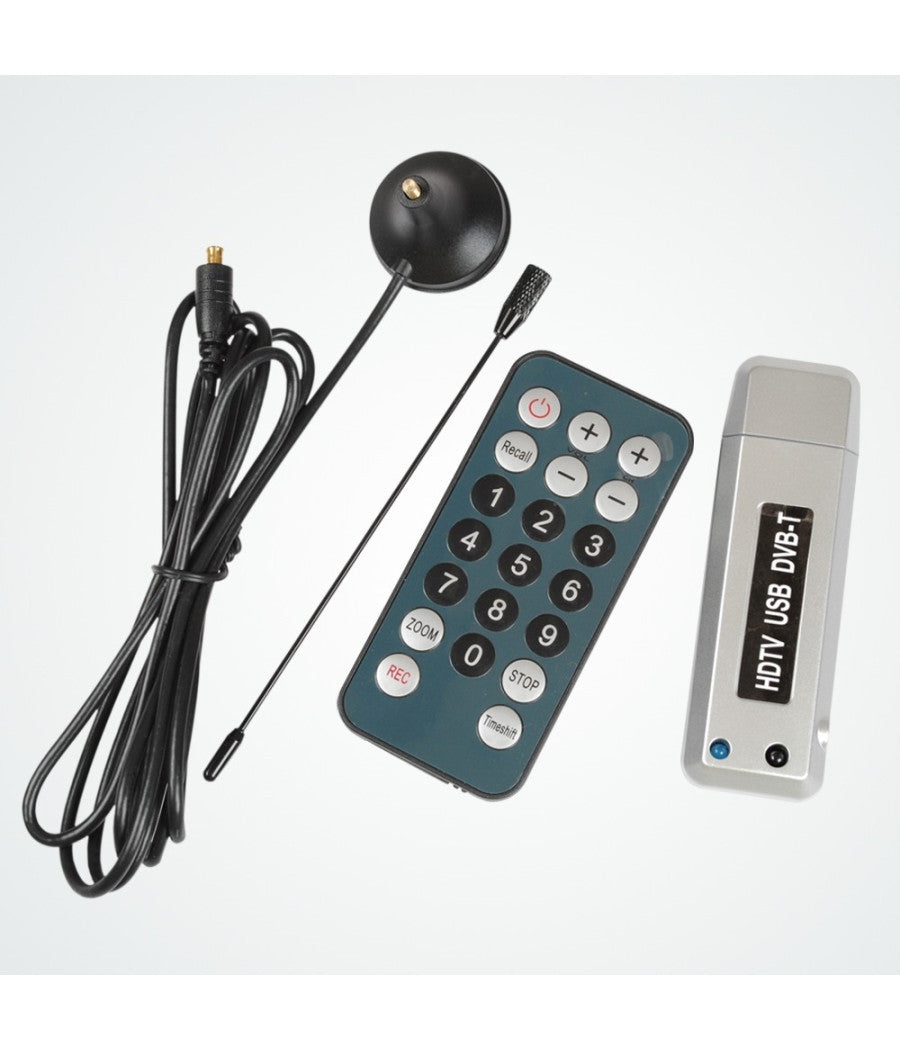 Decoder Digitale Terrestre Usb Pc Notebook Dvb-t Hdtv Digital Tv Netbook         