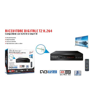 Decoder Ricevitore Digitale Terrestre Dvb-t Scart Usb Epg Pvr Mpeg Hdmi Dg-t001         