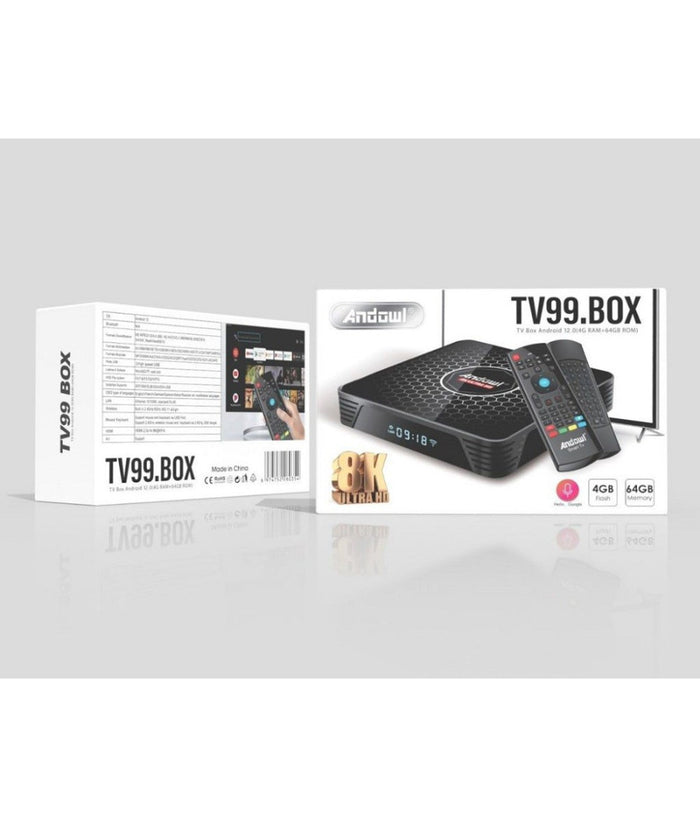 Decoder Tv Box Android 12 Smart Tv 99 4gb Ram 64 Gb Rom Ultra Hd 8k Media Player         