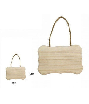 Decorazione In Legno Decoupage Da Appendere Con Corda Insegna 15 X 10 Cm 68096         