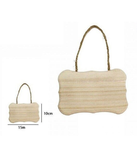 Decorazione In Legno Decoupage Da Appendere Con Corda Insegna 15 X 10 Cm 68096         
