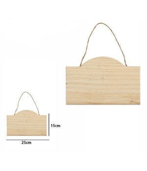Decorazione In Legno Decoupage Da Appendere Con Corda Insegna 25 X 15 Cm 74201a         