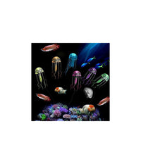 Decorazione Medusa In Silicone Per Acquario Dolce E Marino Fluorescente Pesci         