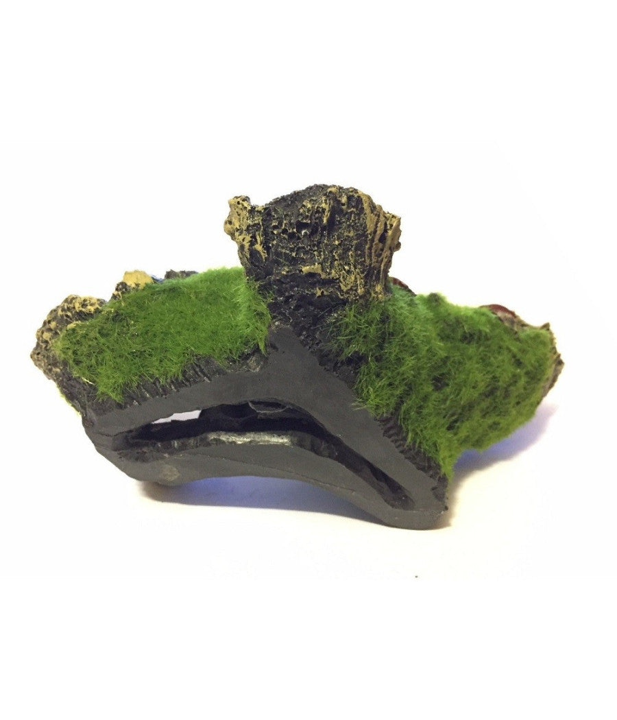 Decorazione Per Acquario Grotta Paesaggistica 16cm Resina Pesci Acqua Ornamento         