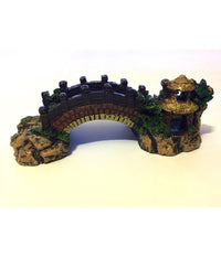 Decorazione Per Acquario Ponte Subacqueo Resina Pesci Acqua Ornamento Vasca         