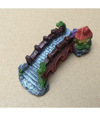 Decorazione Per Acquario Ponte Subacqueo Resina Pesci Acqua Ornamento Vasca         