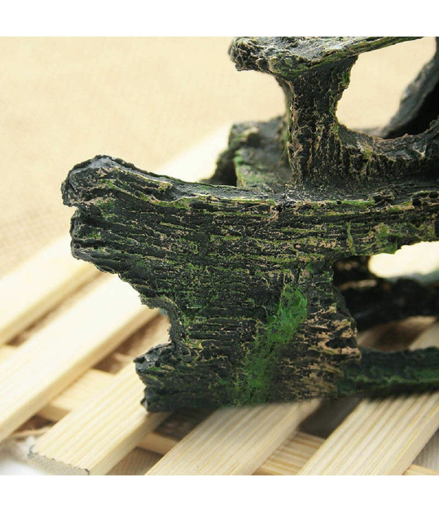 Decorazione Per Acquario Relitto Nave Imbarcazione Resina Pesci Acqua Ornamento         