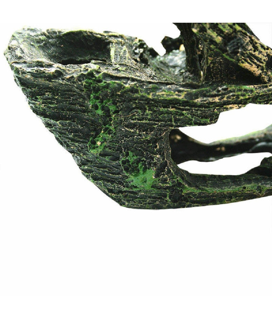 Decorazione Per Acquario Relitto Nave Imbarcazione Resina Pesci Acqua Ornamento         