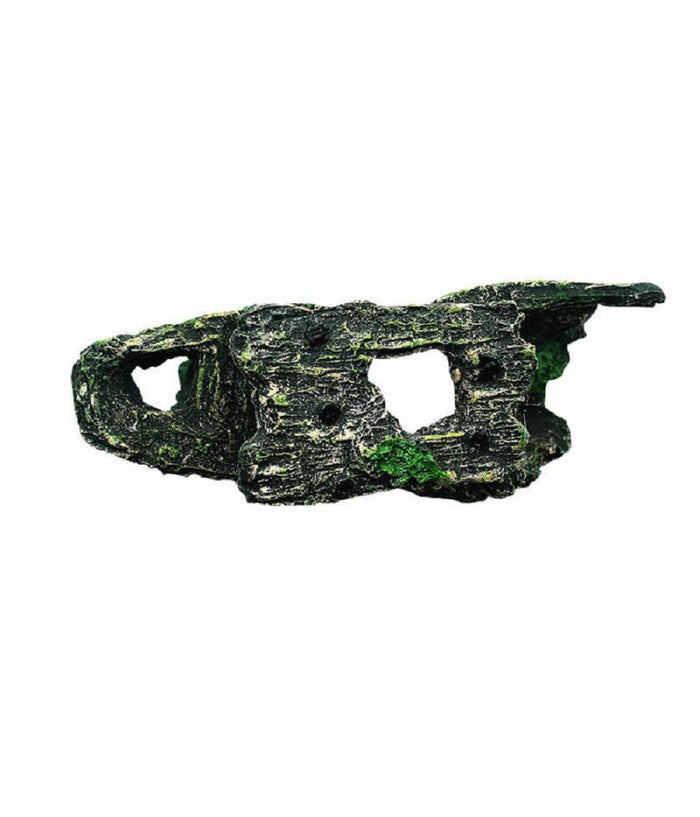 Decorazione Per Acquario Relitto Nave Imbarcazione Resina Pesci Acqua Ornamento         