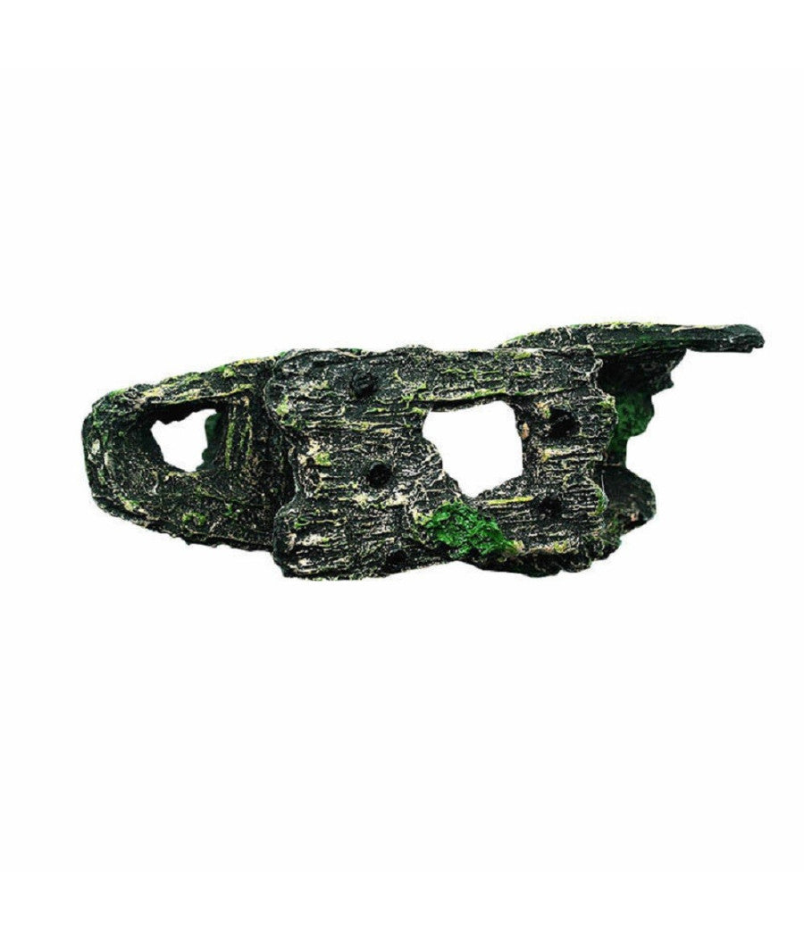 Decorazione Per Acquario Relitto Nave Imbarcazione Resina Pesci Acqua Ornamento         