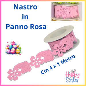 Decorazioni buona  pasqua addobbi pasquali nastro nastrini addobbi rosa casa