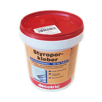 Decotric stiroporkleber 1kg colla per polistirolo ed espanso rigido