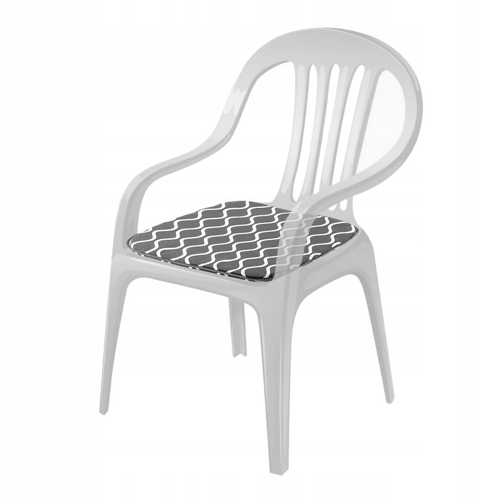 Cuscino per sedia da giardino KADAX, balcone, terrazzo, giardino, 40x38 cm, comodo