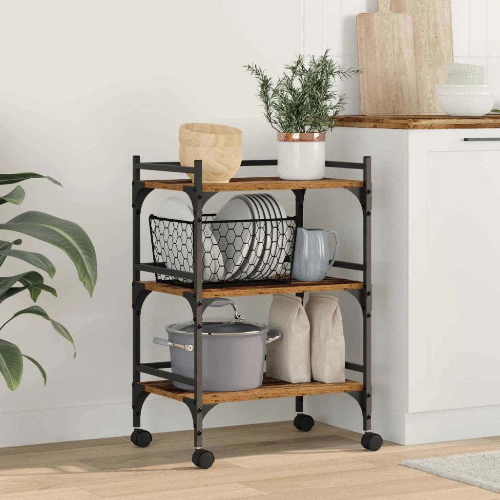 Carrello da Cucina Legno vecchio 50 x 35 x 75.5 cm CFW2063884