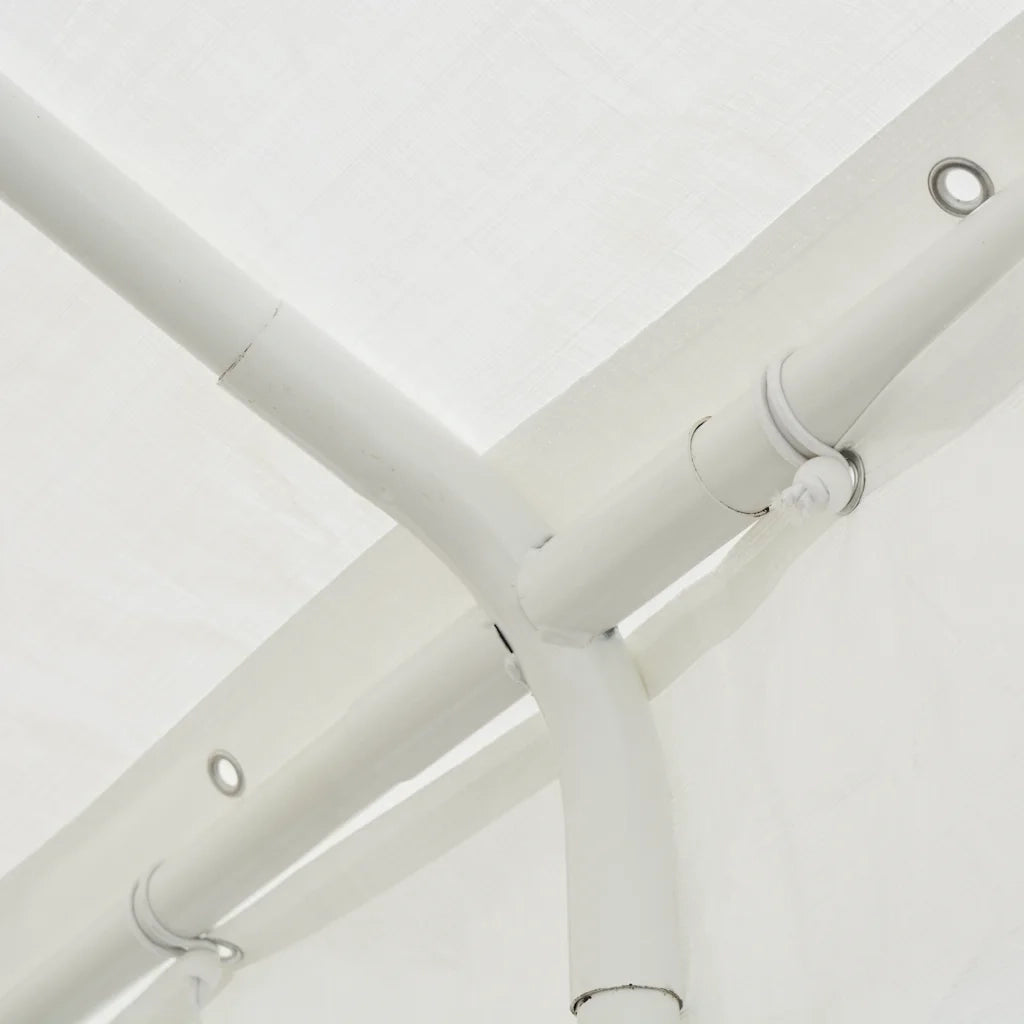 Tendone per Feste in PE 6x16 m Bianco 3051655