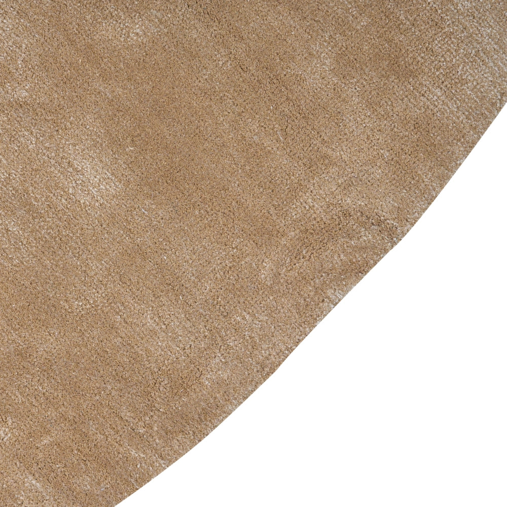 Tappeto per aree multicolore in viscosa e lana di forma ovale 160 x 230 cm in stile moderno e glam.