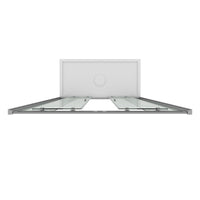 Porta Parete Doccia 140 cm 2 Ante Scorrevoli in Cristallo Opaco 6mm H185 Fosterberg Kolding