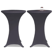 Copertura Elastica per Tavolo 80 cm Antracite 131430
