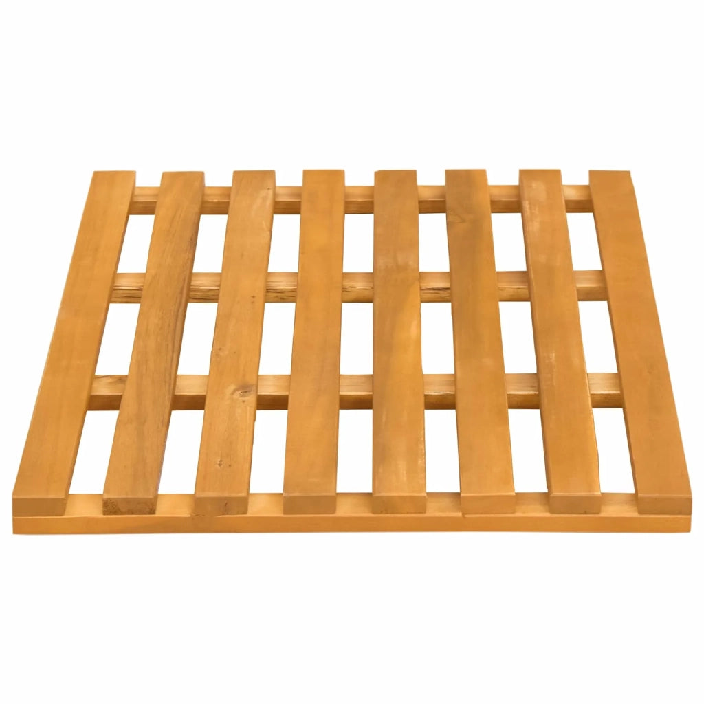 Tappeto da bagno Tinta unita Marrone 56 x 37 x 2,5 cm legno 42025258