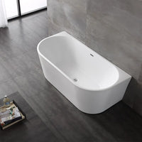 Vasca da bagno a parete 80x170 cm scarico incluso  Arya