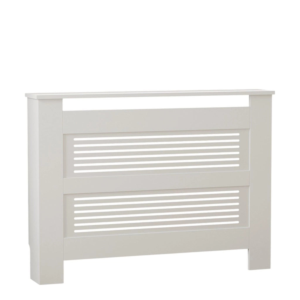 Armadio radiatore in legno "Termora" 112 x 19 x 82 cm - Bianco
