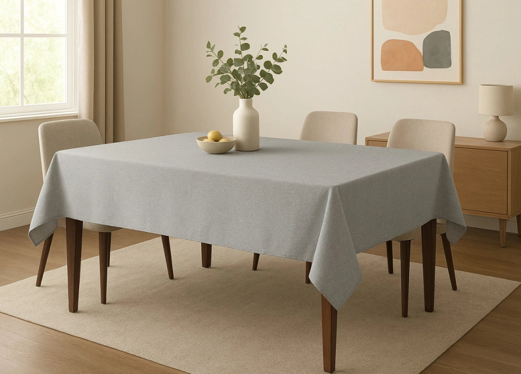 Tovaglia Cucina Soggiorno Antimacchia Idrorepellente Linen - 120x160 - Grigio