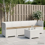Divano da Giardino a 4 Posti con Cuscini in Stile Rattan PP 3443864