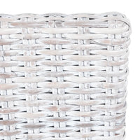 Sedie da Pranzo 6 pz Marrone Chiaro in Rattan Kubu e Mango cod mxl 9319